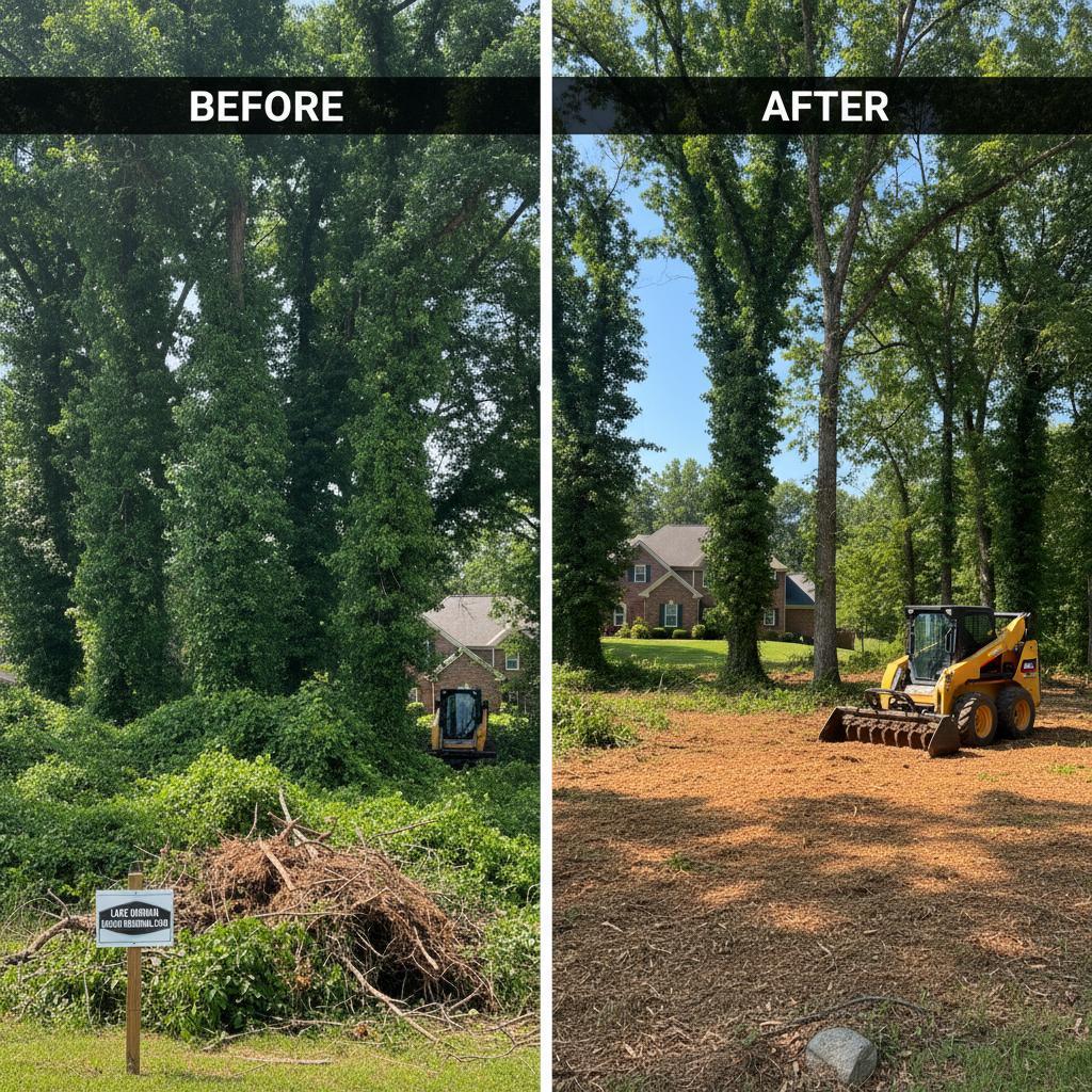 Kudzu clearing in Mooresville NC