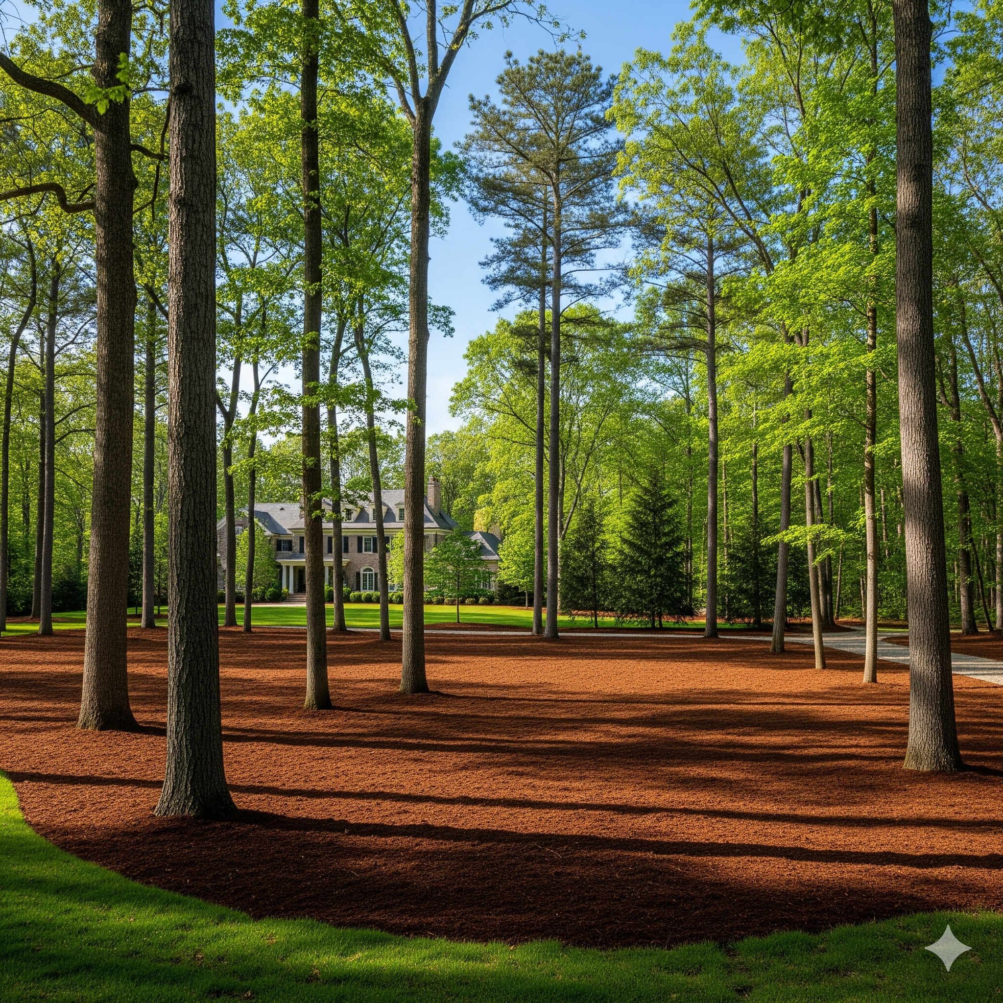 Lot clearing for shed in Denver NC