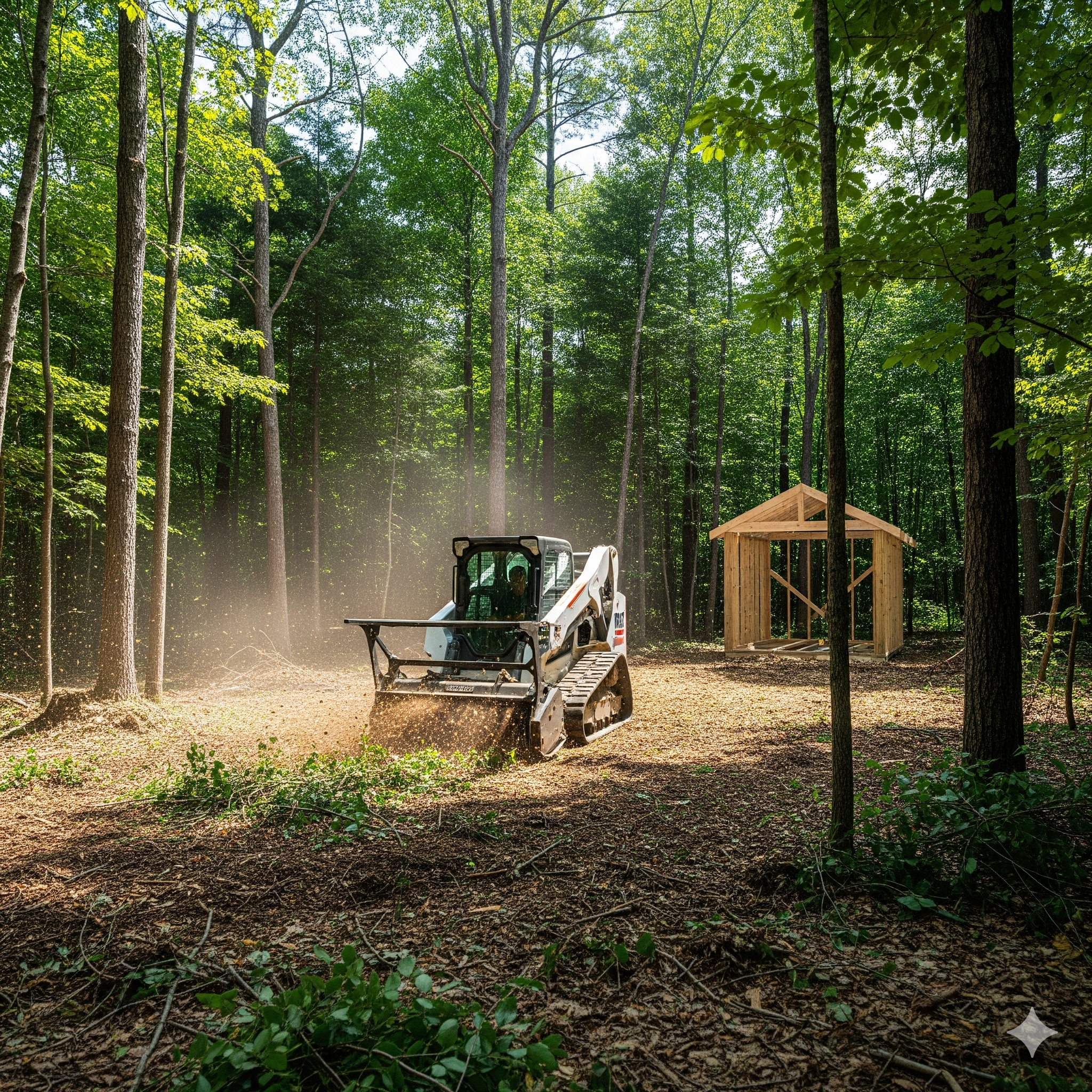 Utility clearing in Denver NC