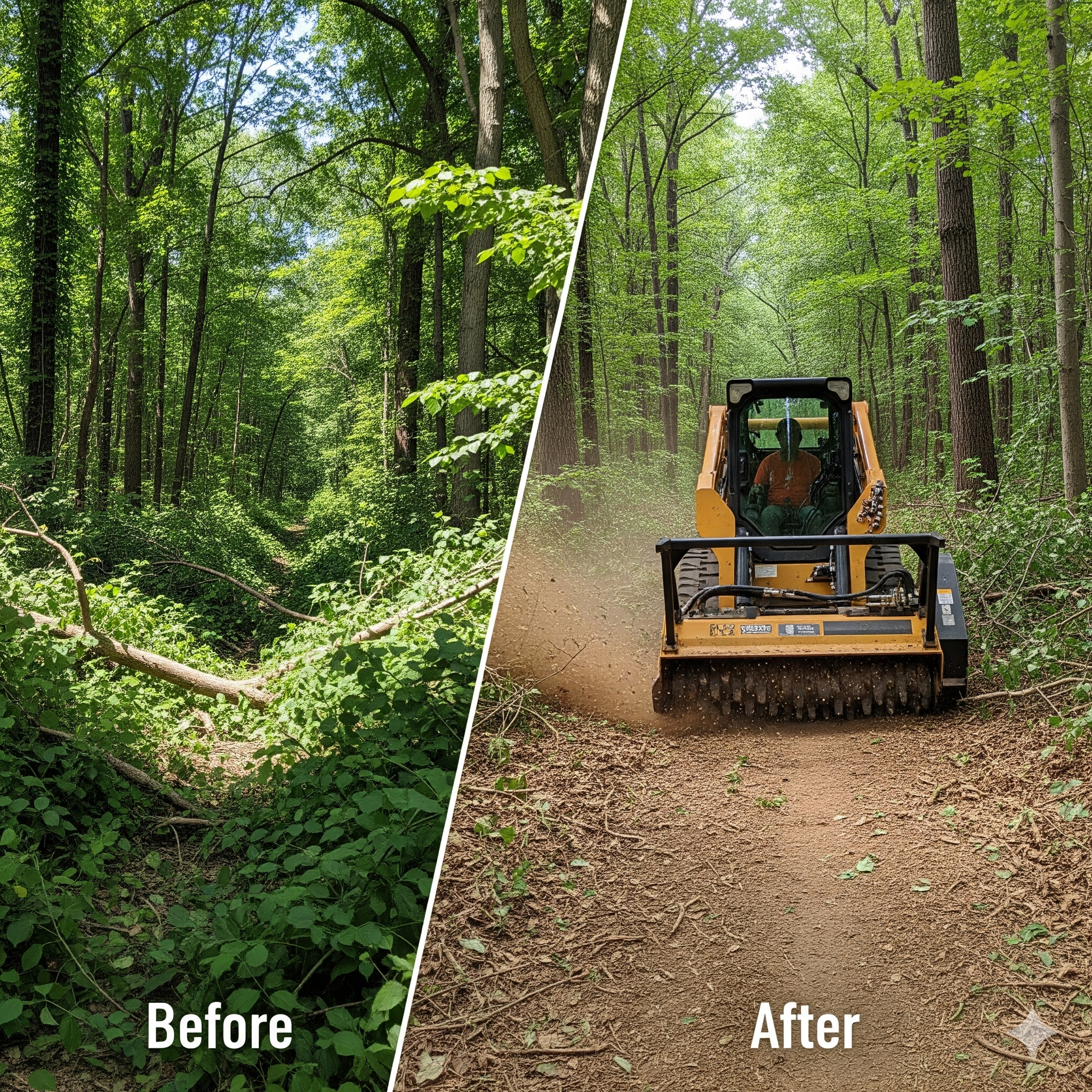Trail restoration in Huntersville NC