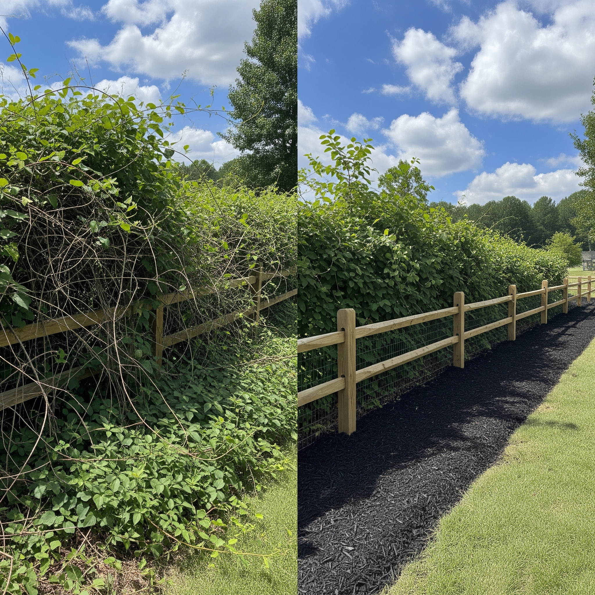 Brush clearing service in Lake Norman area