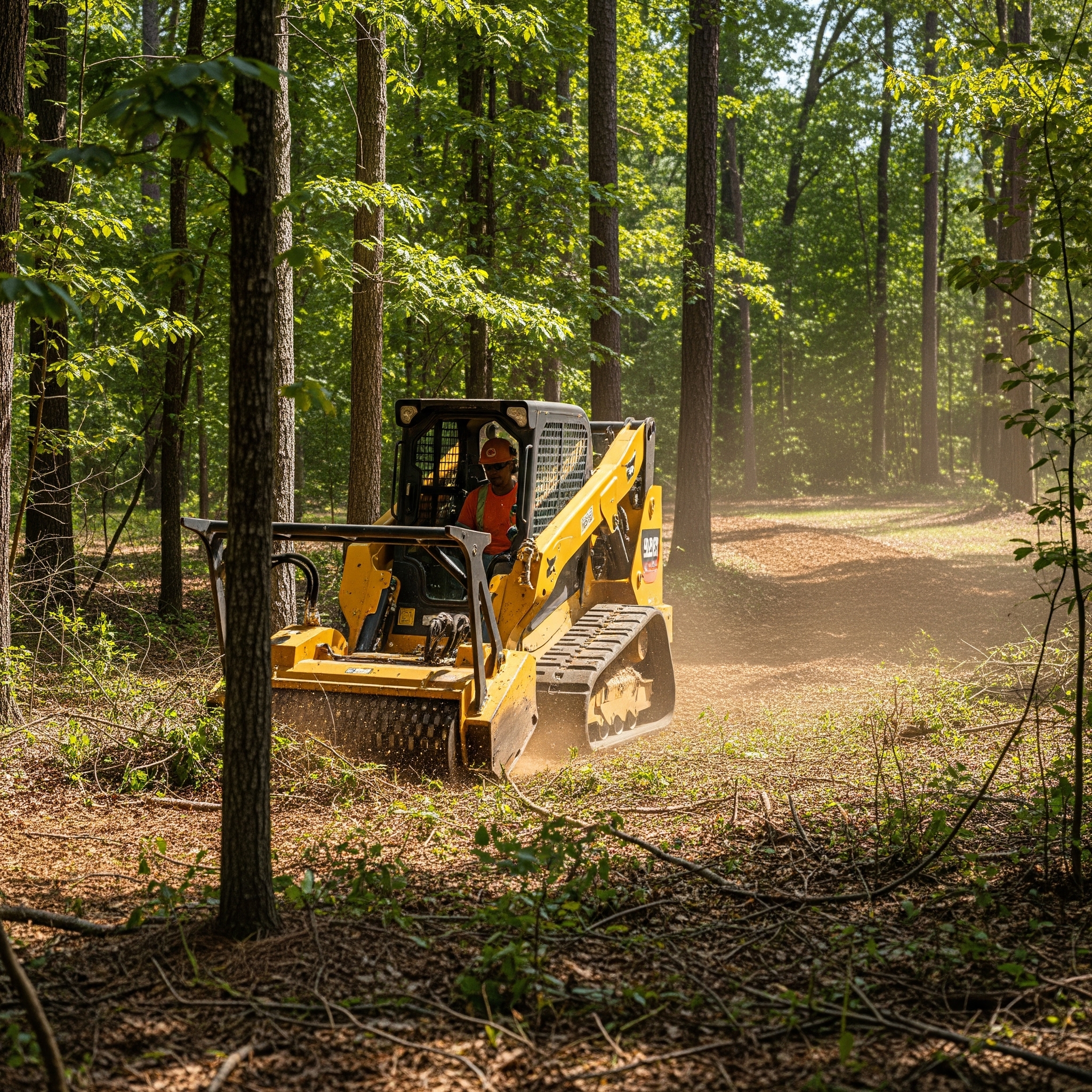 Professional brush clearing in Cornelius NC neighborhoods